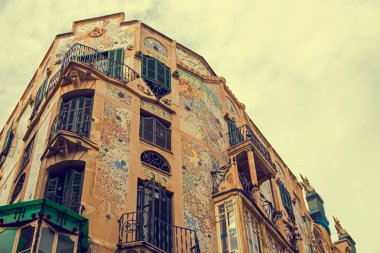 Palma de Mallorca hayatta. İspanya.