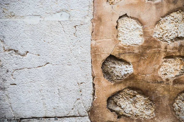 Alte Schöne Textur Der Alten Steinmauer — Stockfoto