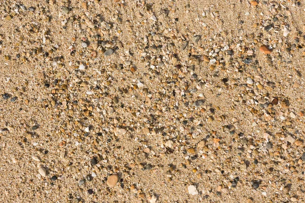 Areia amarela na costa do mar — Fotografia de Stock