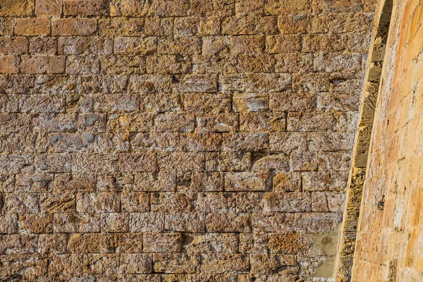 Old vintage wall on a summer day on the island of Mallorca in Spain