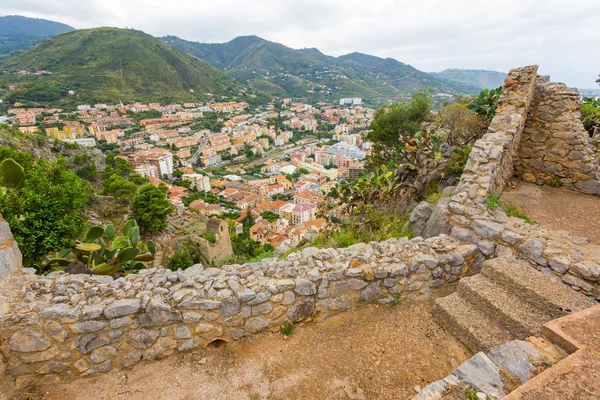 Monte Rocca Restos Una Fortaleza Cefalú Sicilia Italia — Foto de Stock