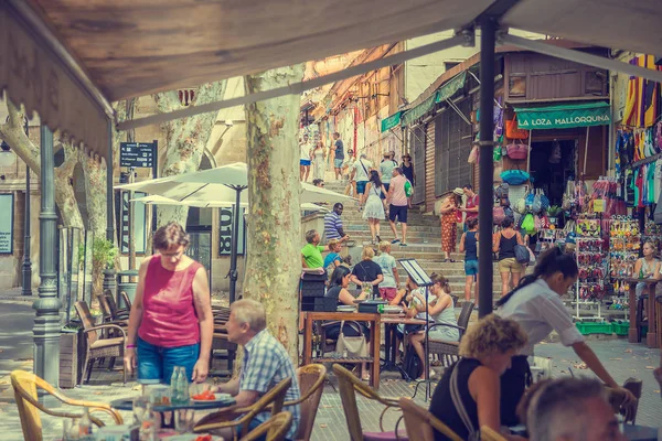 Palma De Mallorca, İspanya - 26 Ağustos 2017: Palma Mayorka türleri