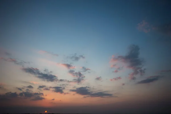 Tramonto Cipro Dalla Montagna Vicino Alla Chiesa Sant Elia — Foto Stock