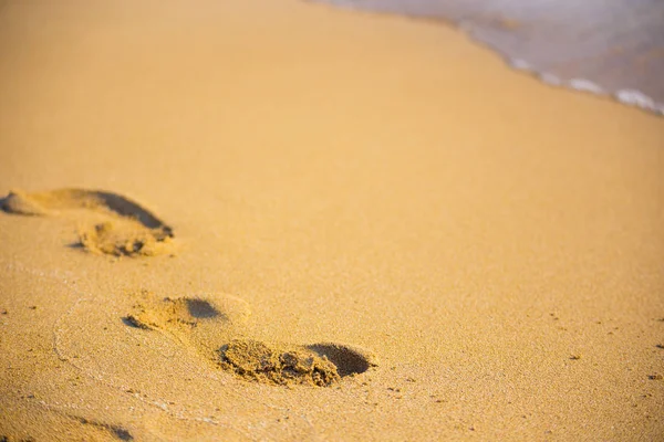 Sand on the beach close-up