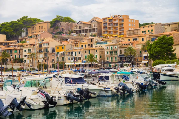 Mallorca Espanha Porto Soller Agosto 2017 Porto Soller Maiorca Dos — Fotografia de Stock