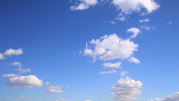Secuencias Del Timelapse Nubes Cielo Azul — Vídeos de Stock