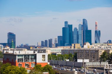 Moskova, Rusya - 28 Haziran 2018: Moskova şehrinden