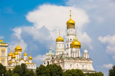 Moskova kremlin güneşli bir günde