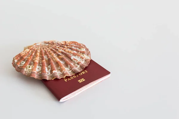 Паспорт с оболочкой — стоковое фото