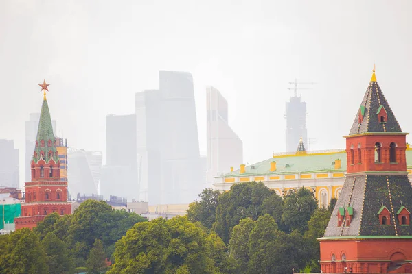 Московский Кремль Солнечный День — стоковое фото