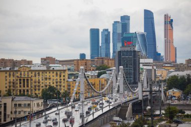 Moskova, Rusya - 21 Ağustos 2018: Moskova şehir