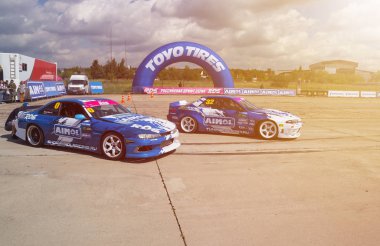 Zhukovsky, Rusya - 21 Temmuz 2017: Performans biniciler Rds th