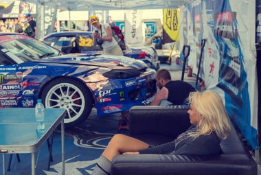 Zhukovsky, Rusya - 21 Temmuz 2017: Performans biniciler Rds th