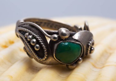 Turkuaz ile Vintage yüzük