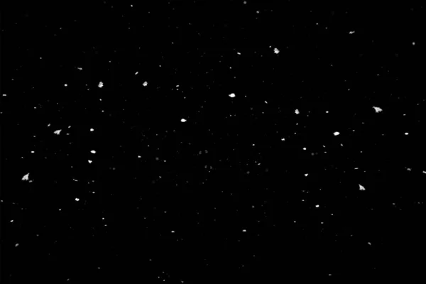 Абстрактний Чорний Фон Падаючим Снігом — стокове фото
