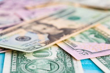 dolar yığınının yakın