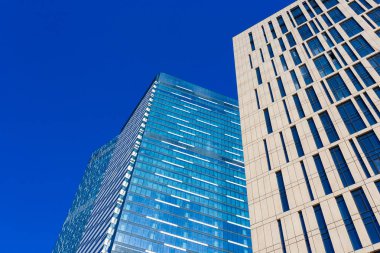 Moskova, Rusya - 06 Mart 2018: İş cente'de yüksek artış