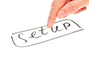 beyaz arkaplanda izole edilmiş olarak ayarla