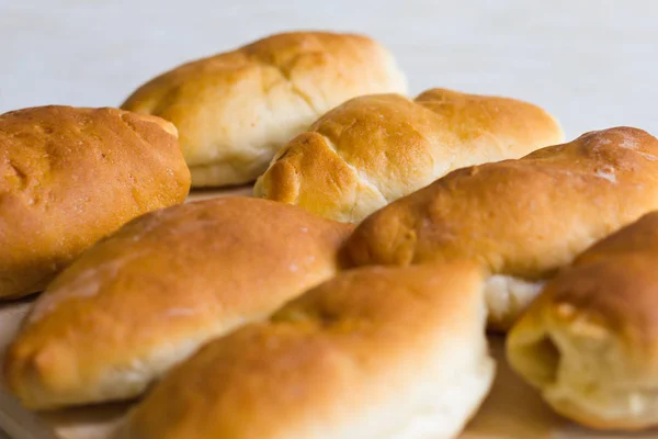 Tortas Pão Assadas Lanche — Fotografia de Stock