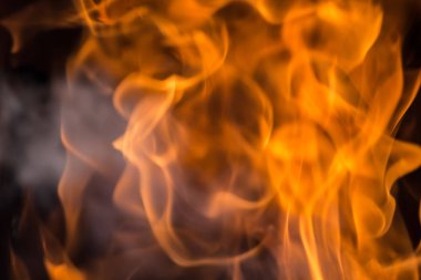 Soyut turuncu yangın yangın alev doku arka plan