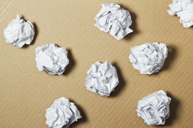 Buruşturulmuş kağıtlı arka plan.