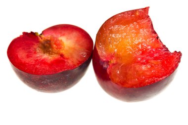 Beyaz bir arka plan üzerinde izole erik bileşimi.