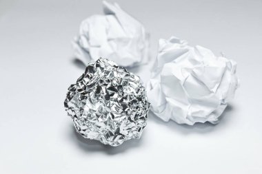 Buruşturulmuş kağıtlı arka plan.