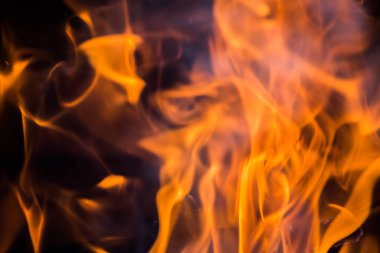 Soyut turuncu yangın yangın alev doku arka plan