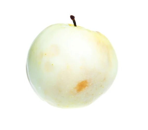 Студійний Знімок Очищеного Яблука — стокове фото
