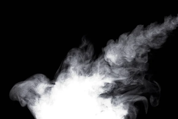 Хмари Пари Чорному Тлі — стокове фото