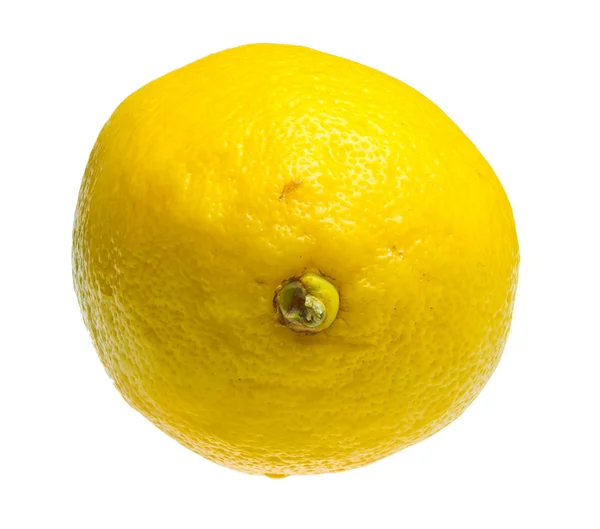 흰 바탕에 따로 떨어져 있는 레몬. — 스톡 사진