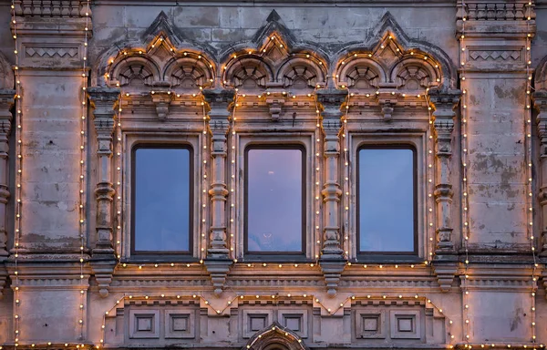 Progettazione Facciata Edificio Gum Sulla Piazza Rossa Mosca — Foto Stock