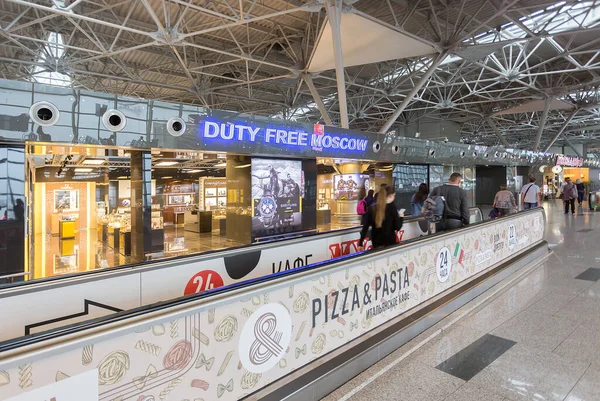 Moscú Vnukovo Rusia Septiembre 2018 Libre Impuestos Aeropuerto Vnukovo Moscú — Foto de Stock