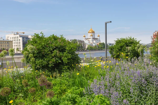 Moskau Russland Juni 2020 Touristen Gehen Moskauer Muzeon Park Spazieren — Stockfoto