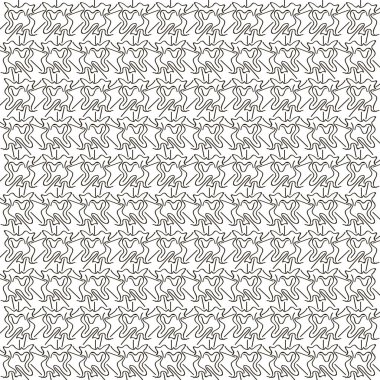 yaratıcılık için siyah küçük openwork desenlerbeyaz arka plan