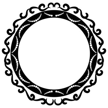 Dairelerdeki siyah elementler ve yaratıcılık örüntüleri ile çalışma çemberini aç