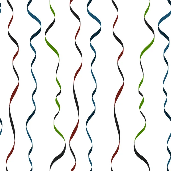 Veelkleurige Serpentijn Naadloos Patroon Voor Decoratie Van Werken — Stockfoto