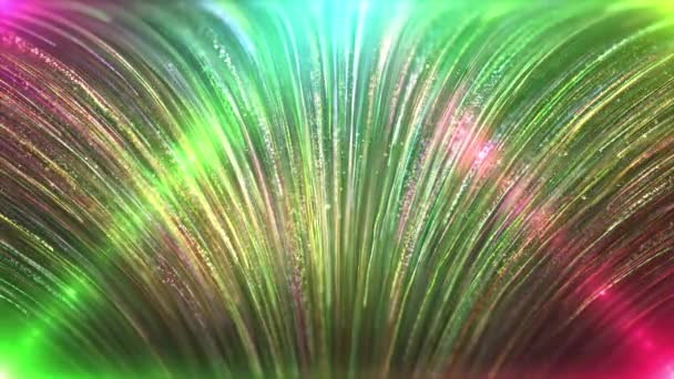 Colorful Dream Particle Rain Spectacular Motion Graphics — Vídeos de Stock