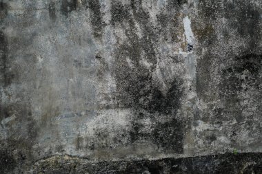 Eski kaba doku, gri beton duvar