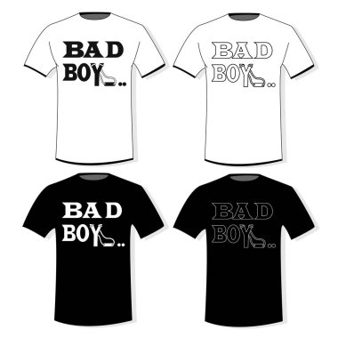 Tipografi şortlar, hoodies yazdırma. İzole. Vektör çizim.