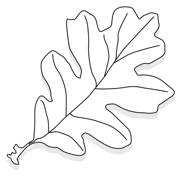 Leaf Höstens Färgglada Vektorillustration Ställa Isolerade — Stock vektor