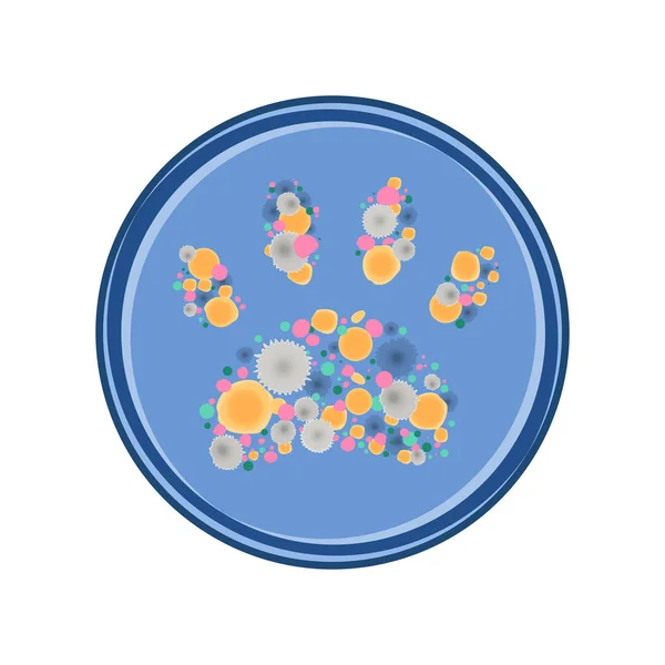 Bacteriegroei vector — Stockvector