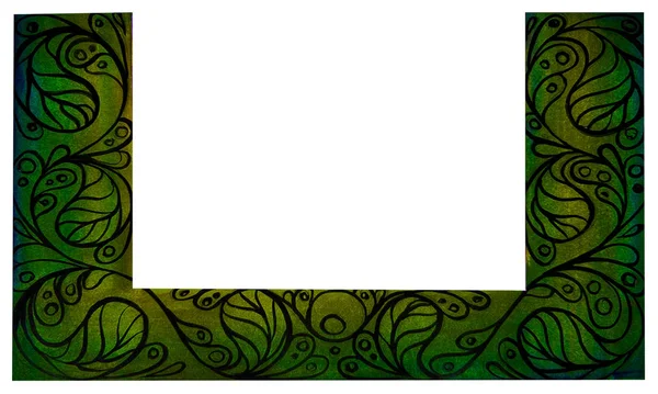 Frame Blank Space Swirls Background — Stock Photo, Image