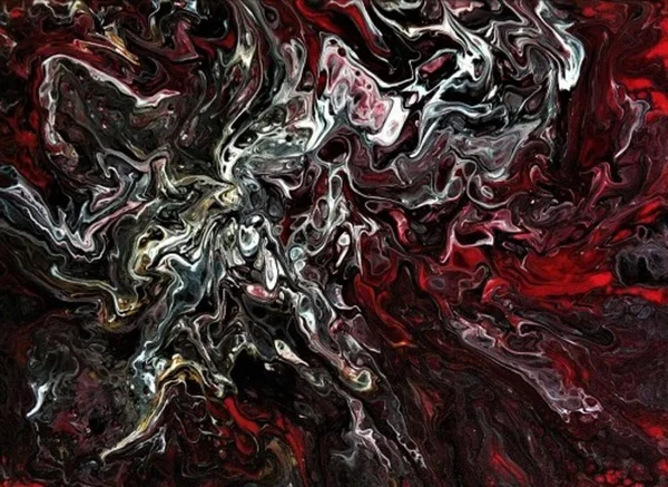 Fantastische Abstracte Textuur Gemaakt Van Acryl Stijl Van Fluid Art Stockfoto