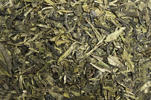 干し緑茶の葉の束 — ストック写真