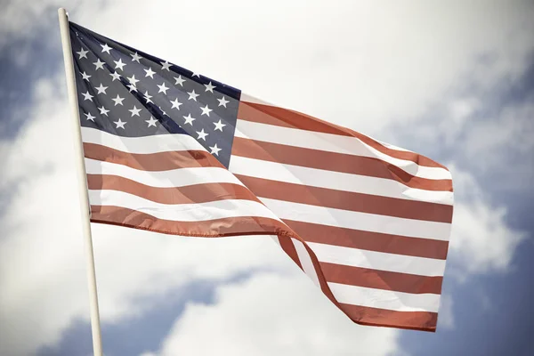 Bandera americana — Foto de Stock