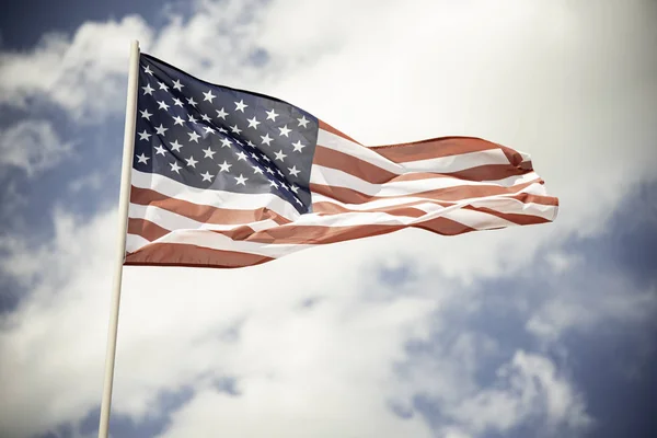 Bandera americana — Foto de Stock