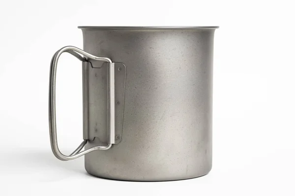 Caneca de metal para todos os fins — Fotografia de Stock