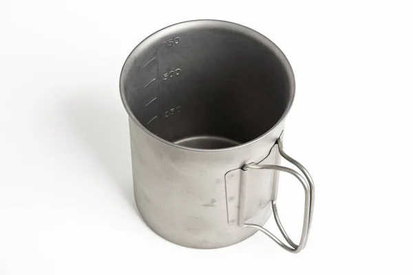 Caneca de metal para todos os fins — Fotografia de Stock