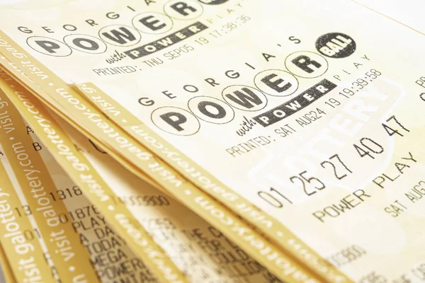 Bir yığın Powerball Loto Biletleri